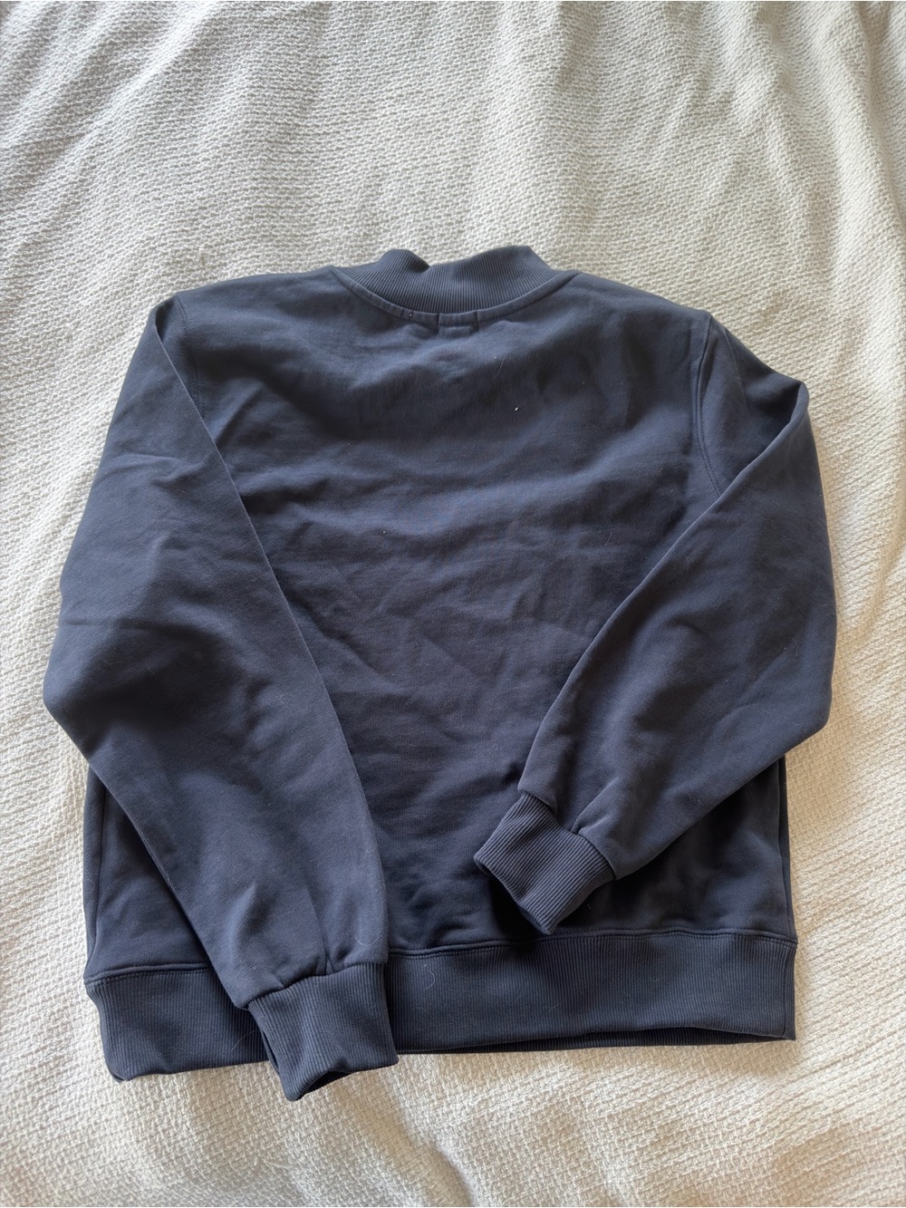 Parke Navy Women's Crewneck Sweatshirt by Parke - Picture 3 of 4